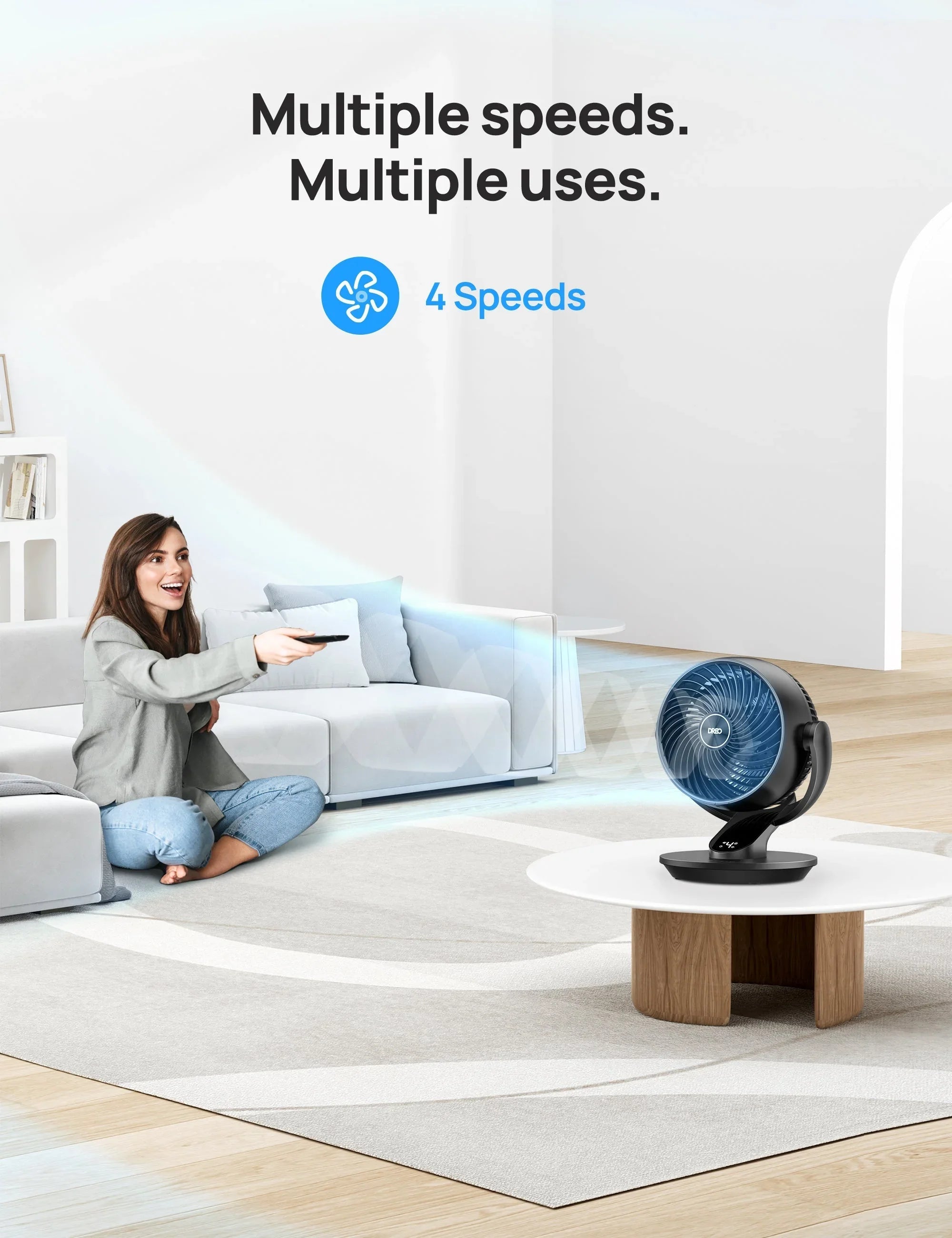 TurboPoly™ Table Fan 511 - DREO